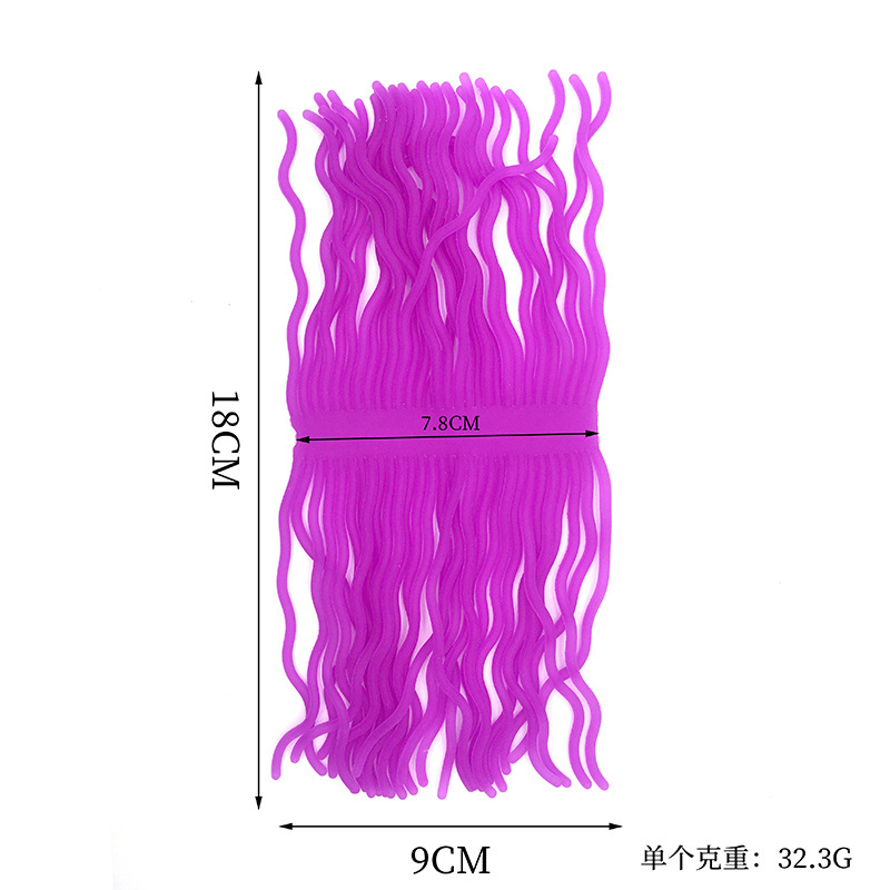 跨境意大利面泡面发泄玩具TPR软胶方便面拉拉乐创意拉面减压整蛊详情4