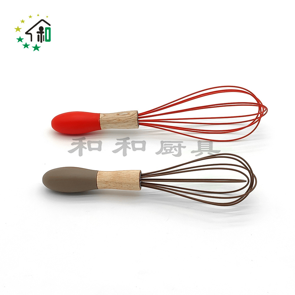 12寸手持式黑色硅胶打蛋器 Egg beater 小号鸡蛋搅拌器奶油打发器详情11