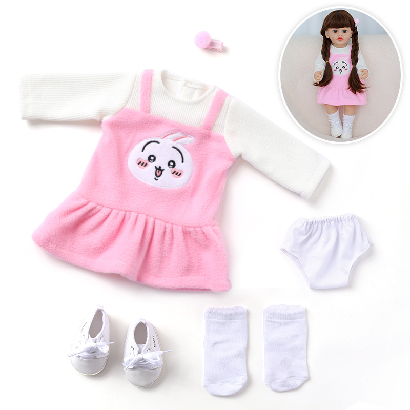 55-centimeter doll clothes, life-like reborn doll girl, doll fashion change, 22-inch doll doll clothes pic 8