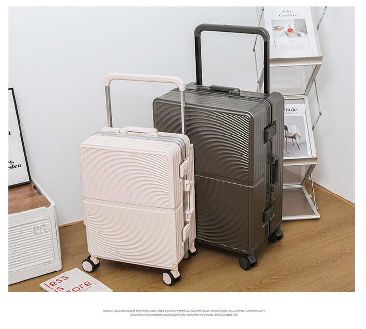 宽拉杆铝框行李箱万向轮大容量20寸24可登机密码箱旅行箱时尚拉杆详情23
