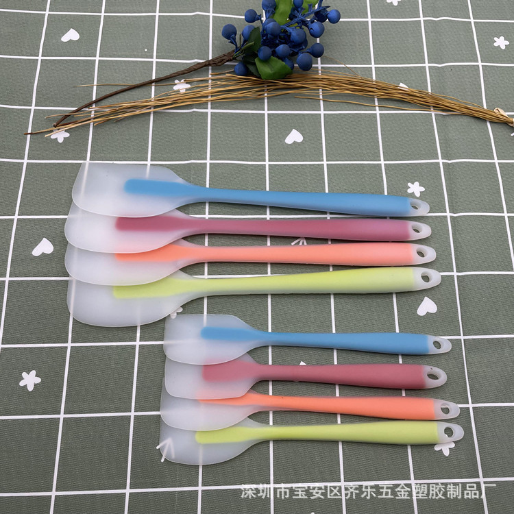 半透明一体硅胶刮刀搅拌奶油抹刀蛋糕牛油刮铲烘焙工具详情3