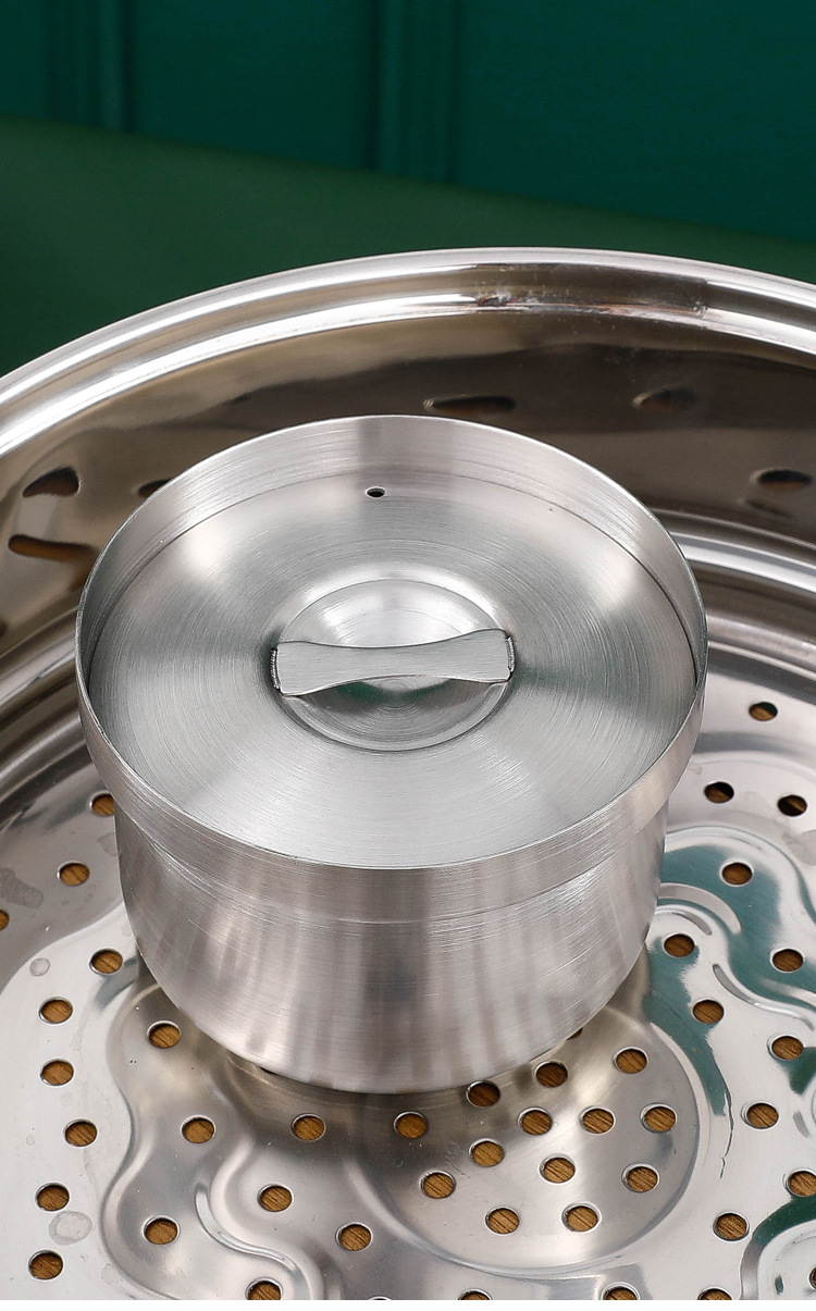 304 stainless steel steamed egg bowl, water steamer cup, thickened stainless steel single-layer bowl, steamed egg custard steamer cup, baby complementary food bowl pic 15