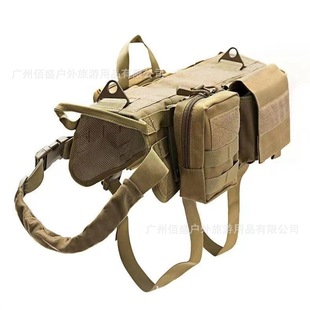 尼龙 战术宠物狗狗项圈 五档调节针扣 大型犬项圈 牵引 可调节详情9