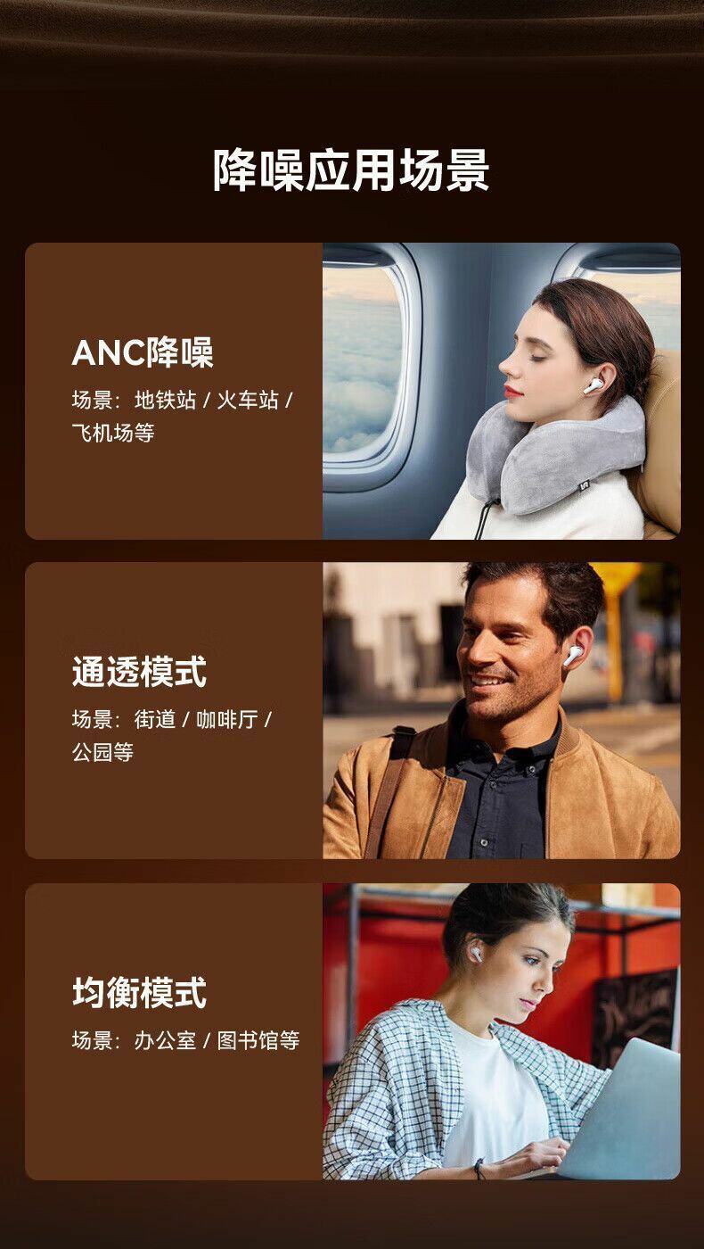 华强北无线蓝牙耳机彩屏降噪苹果安卓适用主动蓝牙耳机2026新款详情6