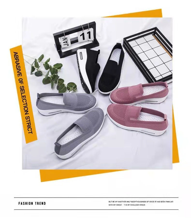运动鞋女跨境外贸2025新款厚底气垫休闲鞋网面一脚蹬增高健步鞋女详情21