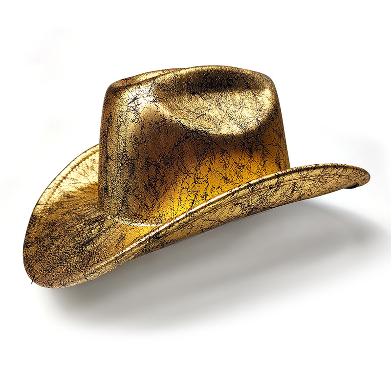 New cross-border suede British jazz hat, European and American wide-brimmed Western cowboy hat, high-end top hat for parties and balls pic 3