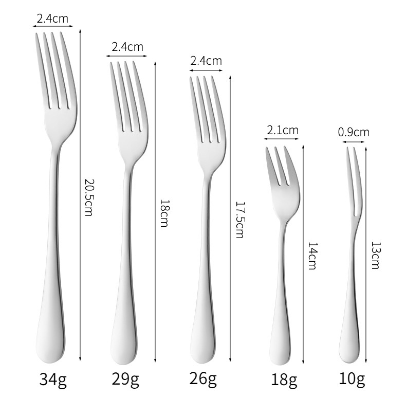 不锈钢勺子家用吃饭汤勺长柄甜品圆尖勺酒店1010西餐具牛排刀叉勺详情8