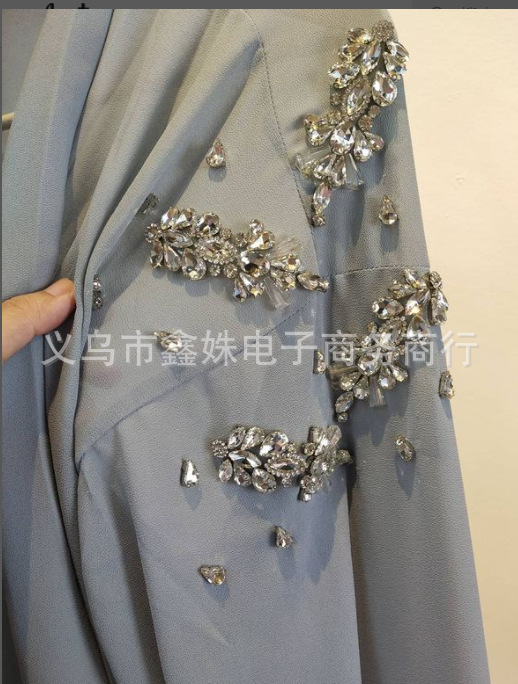 Crystal hot diamond back adhesive patch for bags, shoes and hats, diamond hot melt adhesive for accessories, clothing accessories and fabric stickers pic 5