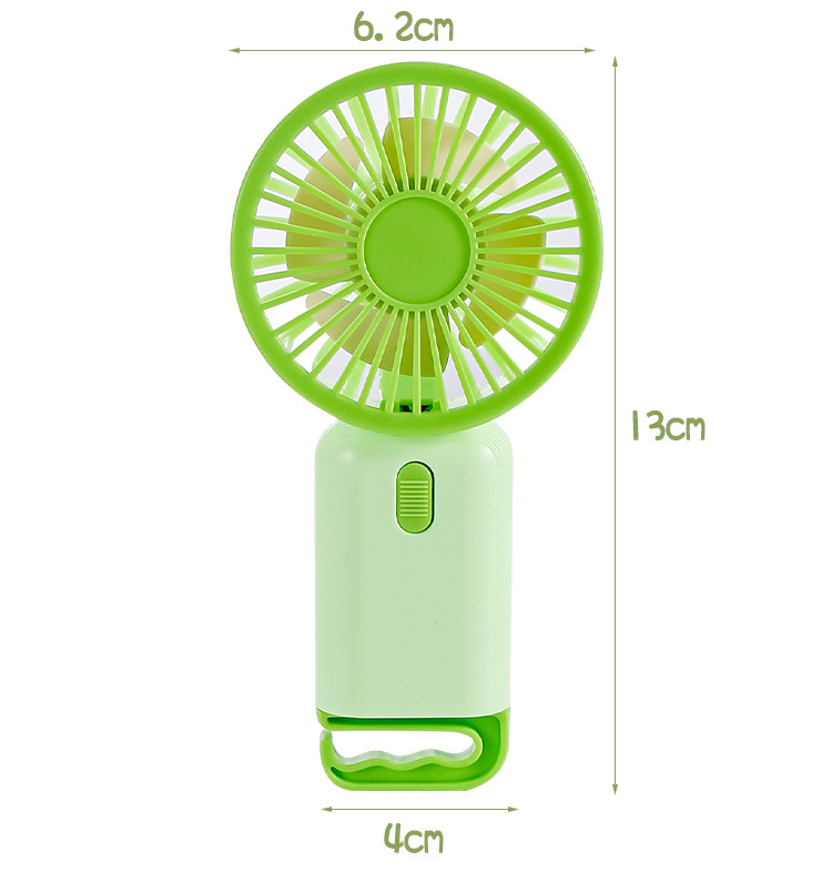 Simple and portable light sound handheld mini fan, fresh desktop fan, USB charging small fan pic 3