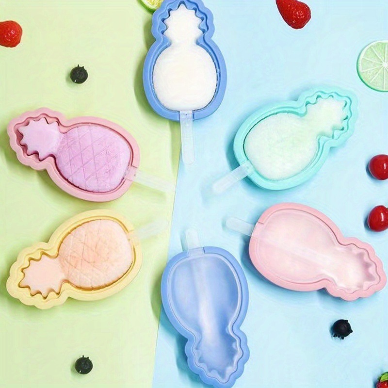 婴幼儿辅食奶酪棒模食品级硅胶冰激凌模具带盖冰糕冰棒雪糕模具详情4