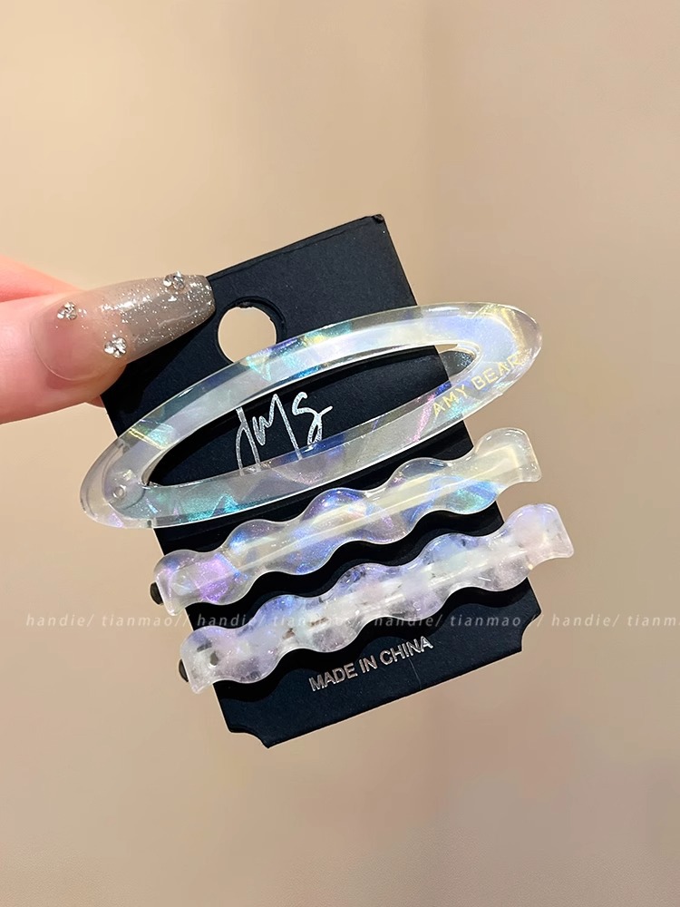 3件套复古醋酸发夹侧边夹2025新款碎发刘海夹前额bb夹子发卡头饰详情10