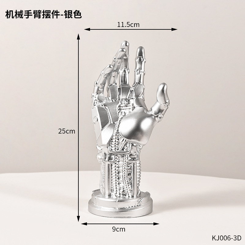 赛博朋克机械手游戏手柄支架耳机置物挂架桌面摆件房间收纳神器详情8