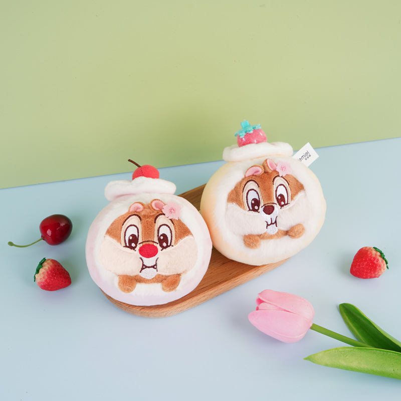 正版迪士尼挂件史迪奇公仔玩偶草莓熊毛绒玩具朱迪尼克书包挂饰女详情21