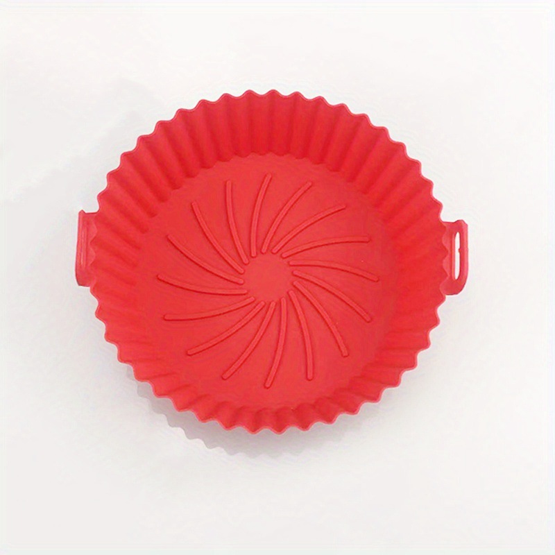 宝宝辅食蛋糕盘 爆款硅胶空气炸锅圆形烤盘适用于微波炉烘焙机可重复使用详情8
