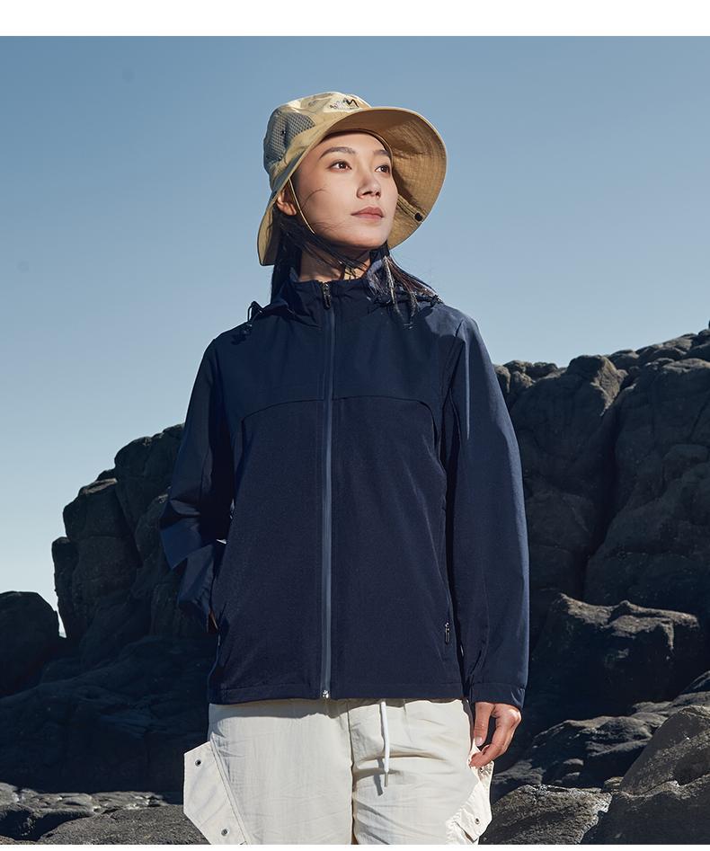 春秋薄款冲锋衣户外团体服定制长袖工作服外套休闲夹克冲锋衣详情17