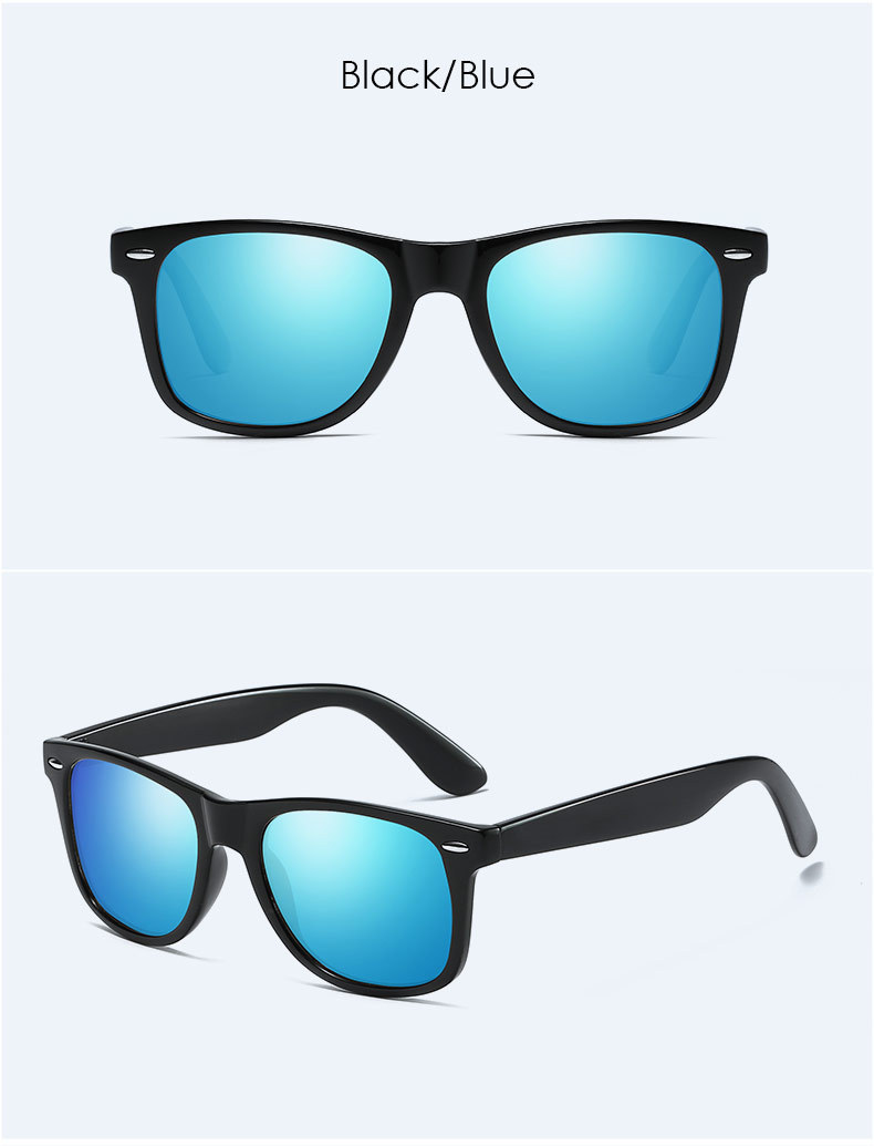 男女款偏光太阳镜 米钉款炫彩驾驶墨镜 2140复古增亮变色偏光眼镜详情13