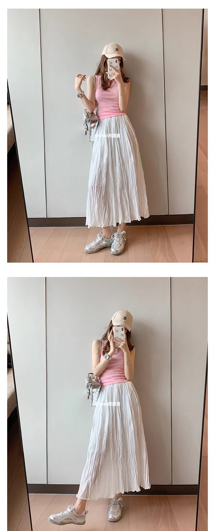 苏茵茵同款 舒芙蕾~华夫网面透气芭蕾运动休闲鞋女德训阿甘鞋详情12