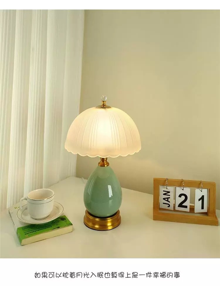 卧室床头台灯简约轻奢现代美式高级感网红温馨结婚高端主卧床头灯详情7