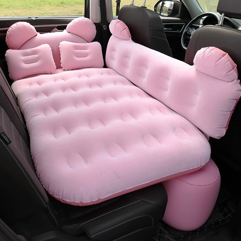 现货车载床垫植绒通用款可折叠汽车充气床家用旅行休息后排睡垫详情22