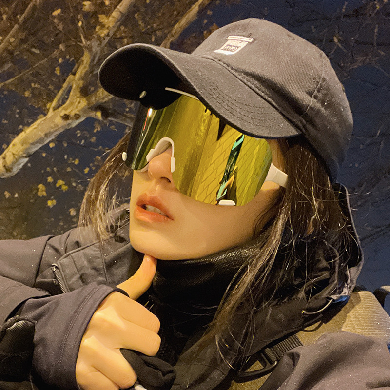 骑行眼镜公路自行车护目镜户外防风墨镜男女2024大遮脸变色太阳镜详情2