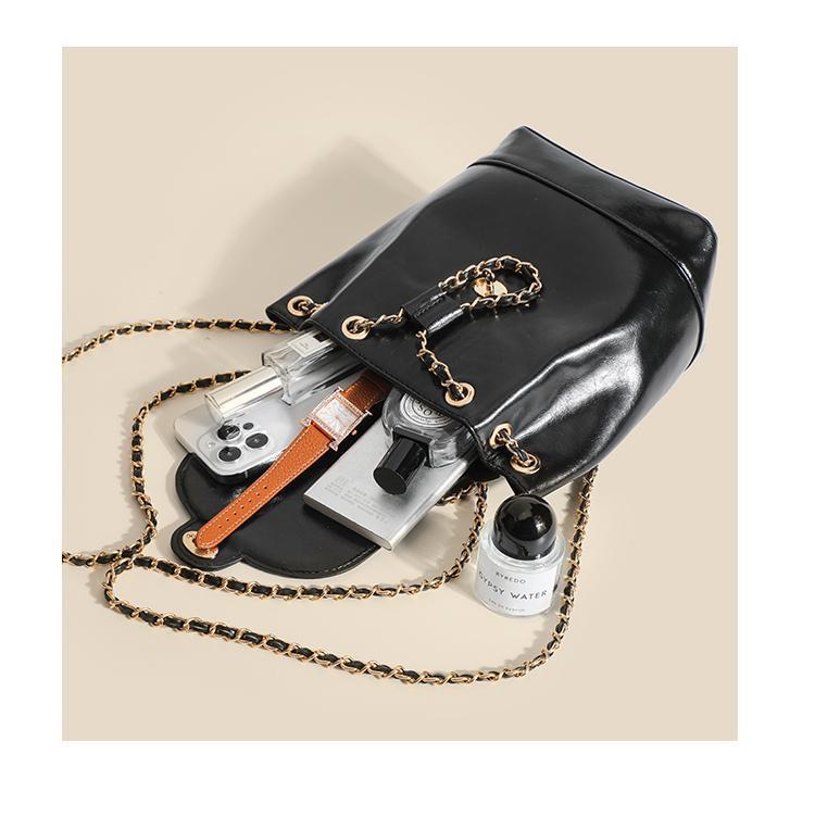 【直播专享】韩版小众链条双肩包2025新款女生旅行单肩包时尚通勤详情5