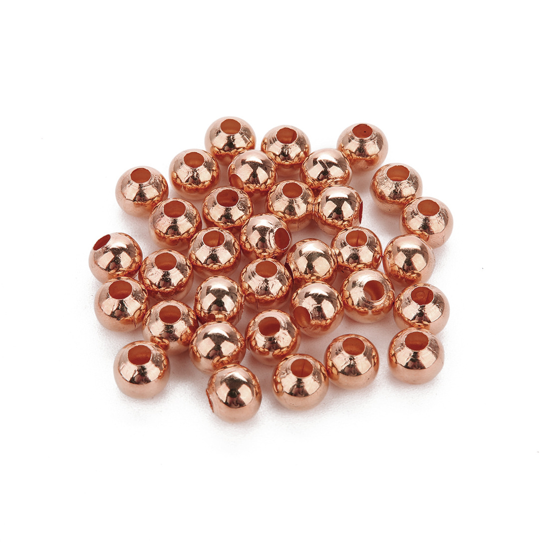 多规格电镀铁圆珠多色直孔圆珠隔珠金珠定位珠散珠diy饰品材料详情7