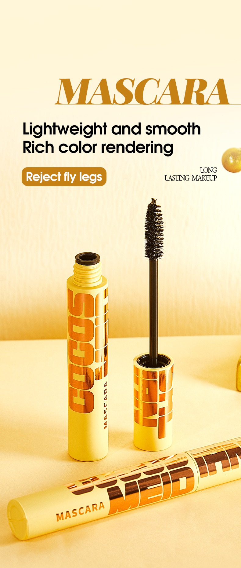 【 Cross-border Exclusive 】MEIDIAN Mascara Wholesale: Long, Curly, Thick, Waterproof and Sweat-proof Mascara pic 11