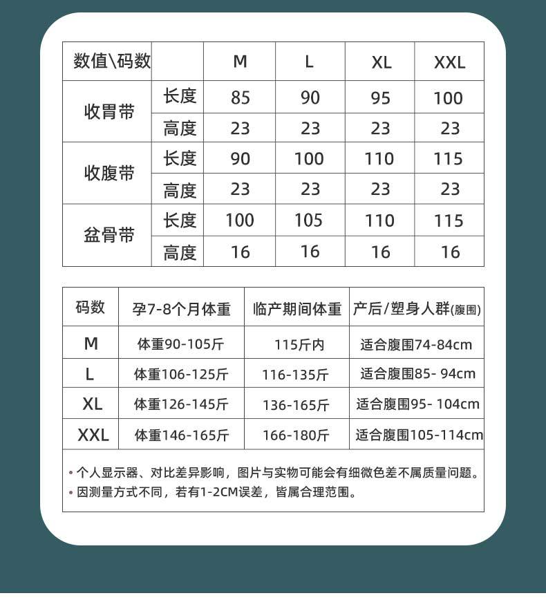 收胃束腹盆骨带三件套孕妇收腹带产后修复塑身美体束腰带腰封收胯详情8