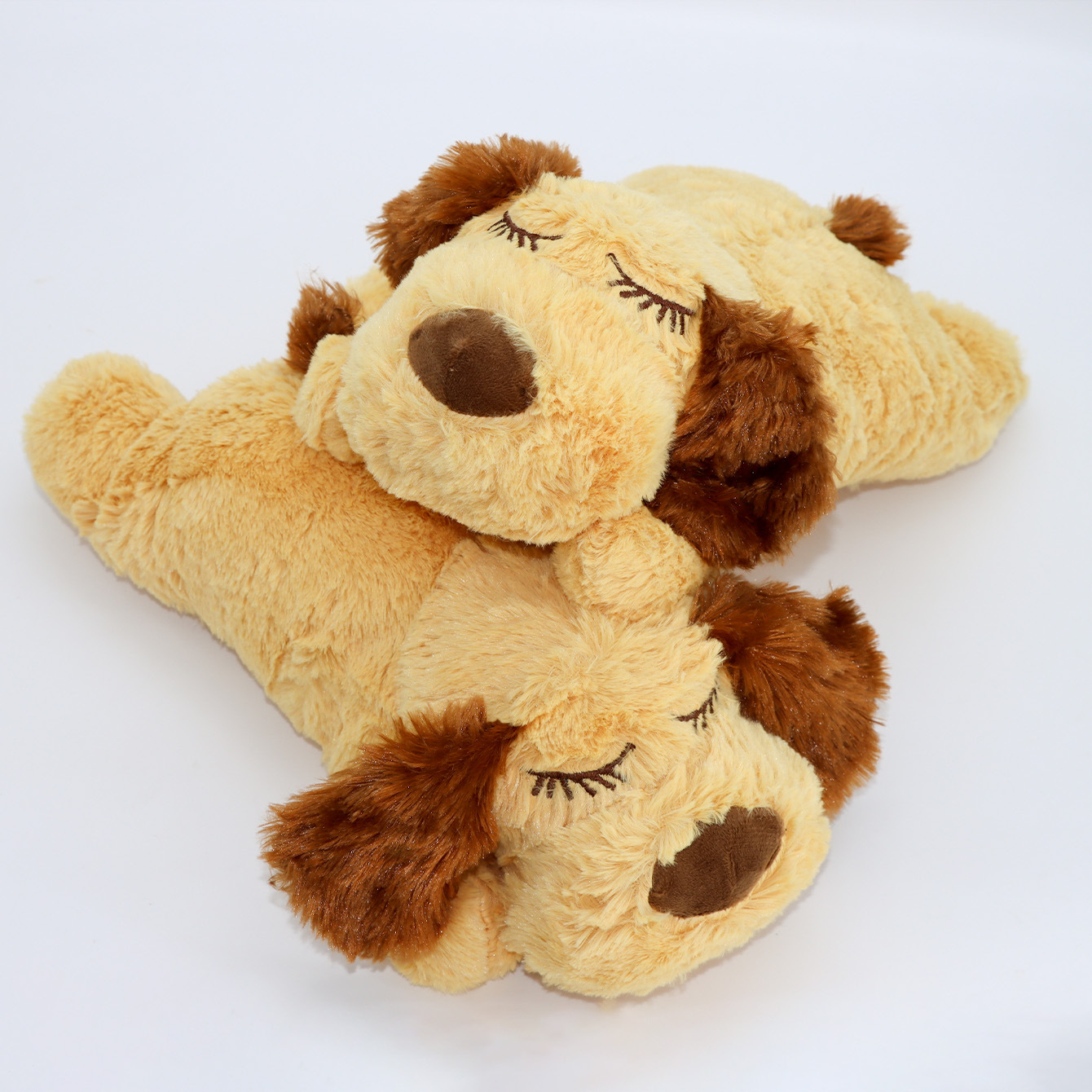 Pet soothing toys, plush dog interactive heartbeat pet toys, anxiety companionship sleep toys, cat and dog toys pic 6