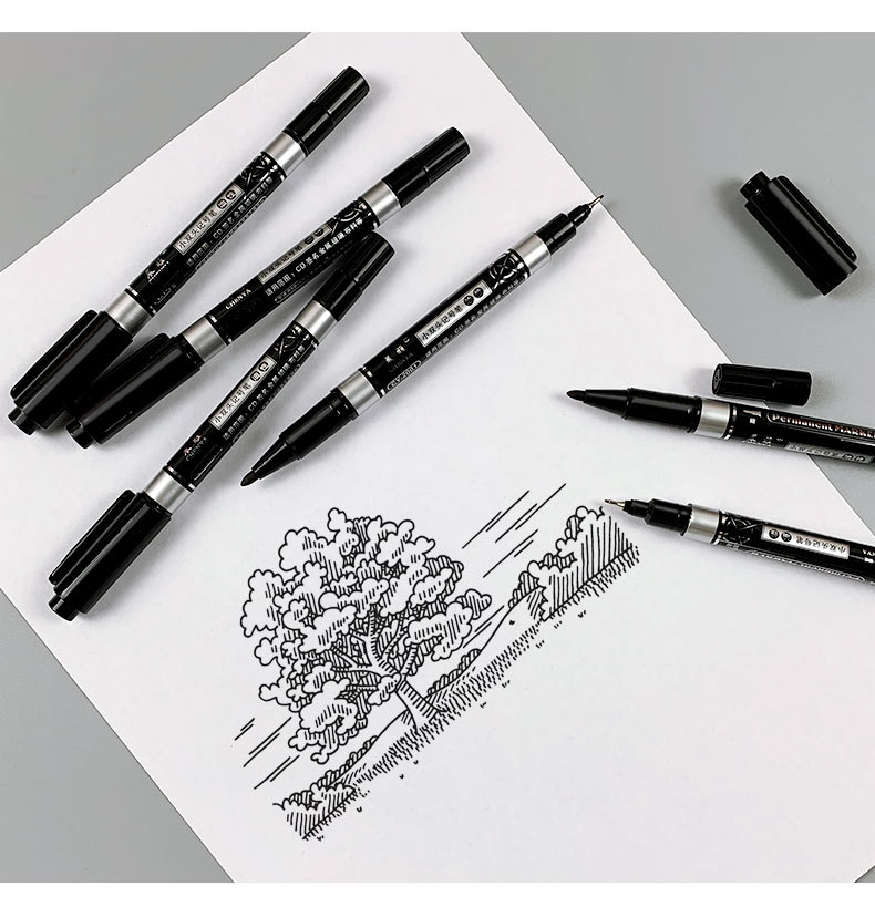 Qianhui Art Tools: Outline, hook pen, oil painting outline, Wolf-hair outlining pen, outlining pen, painting outline brush pic 8