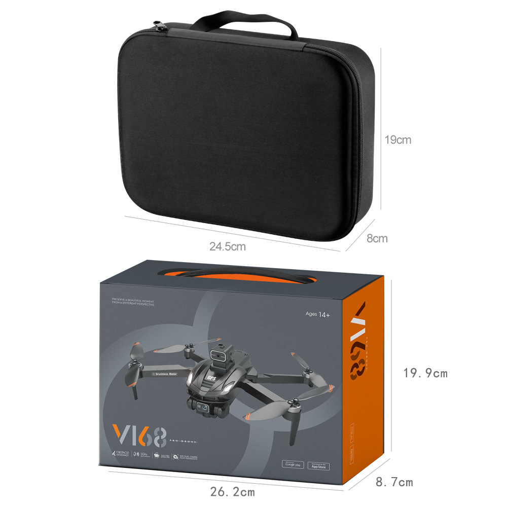 The cross-border AliExpress bestseller V168 brushless GPS return high-definition 8 aerial obstacle avoidance drone is a remote control aircraft for foreign trade pic 32