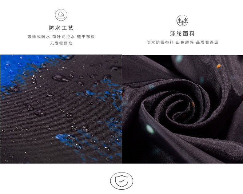 现代简约风格花卉浴帘跨境供应 浴帘3D数码印花涤纶 防水防毒浴帝详情6