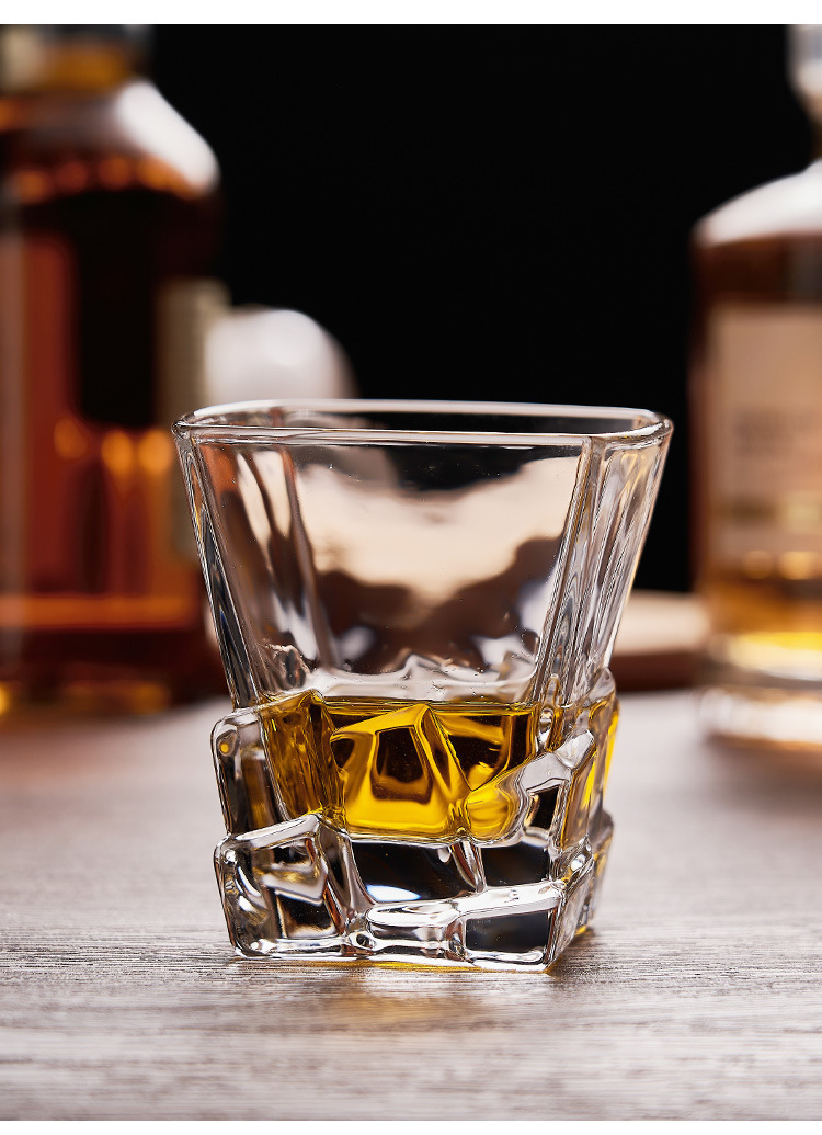 新款玻璃威士忌杯钻石杯酒吧大容量啤酒杯KTV洋酒杯ktv多用玻璃杯详情9