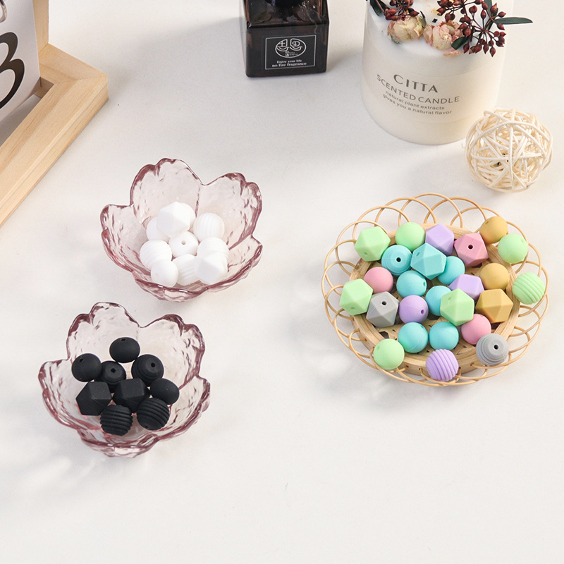 食品级硅胶珠15mm糖果色硅胶圆珠 婴儿饰品配件防掉链批发 散珠串珠安全环保儿童DIY手工材料详情9