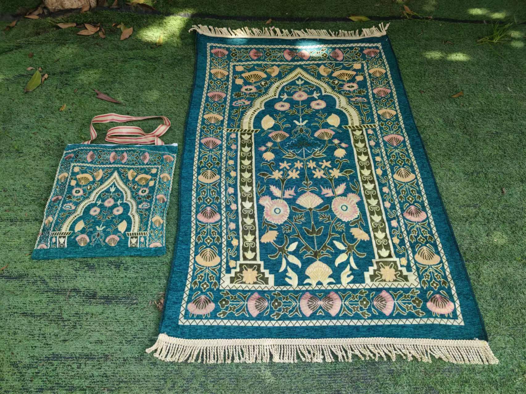 Cotton yarn travel blankets with bags, bag carpet manufacturers, cross-border wholesale supply/one-piece consignment pic 17