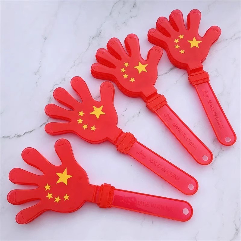 28cm大号加厚笑脸拍手器小手拍拍手塑料手掌拍巴掌手拍掌鼓掌拍详情6