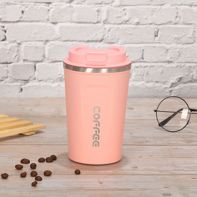 高颜值时尚不锈钢咖啡杯办公室随行保温杯商务活动礼品水杯批发详情8