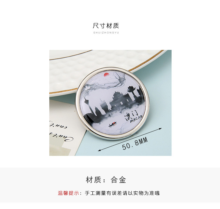 文旅文创冰箱贴个性定制旅游纪念品磁贴卡通冰箱磁力贴厂家直销详情7