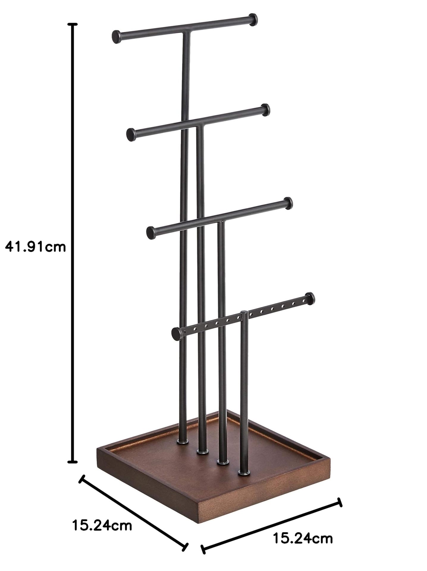 欧美风3T金属项链展示架饰品收纳架亚马逊热销发夹手镯架子展示架详情9