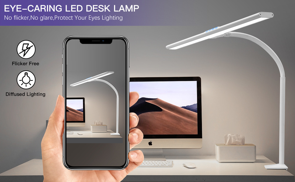 36W高亮护眼LED台灯调光调色工作绘画商务办公维修手工钢琴长臂详情13