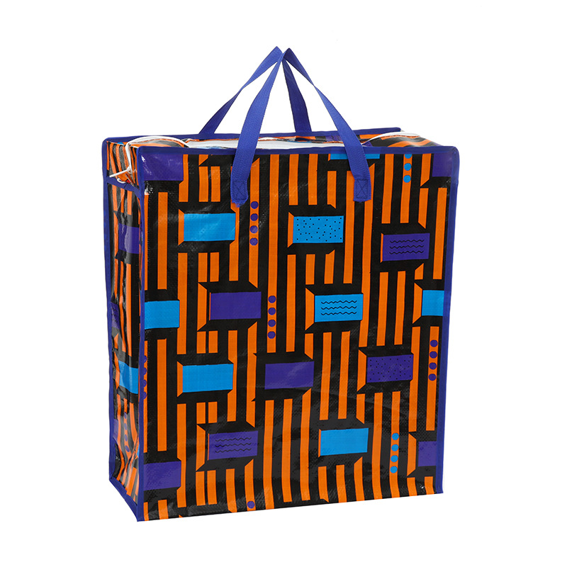 厂家批发衣物收纳袋防水防潮编织袋家用棉被衣服收纳手提打包袋详情17