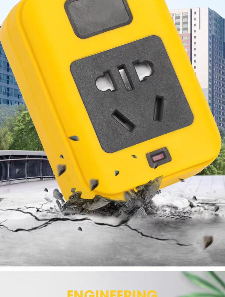 【 Pure Copper 6000W High Power 】10-16A wireless multi-functional power strip socket without wires, pressure-resistant power strip pic 8