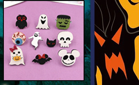 New Korean-style Halloween Wizard hat Pumpkin Ghost Skull Bat BOO hair clip accessory pic 7