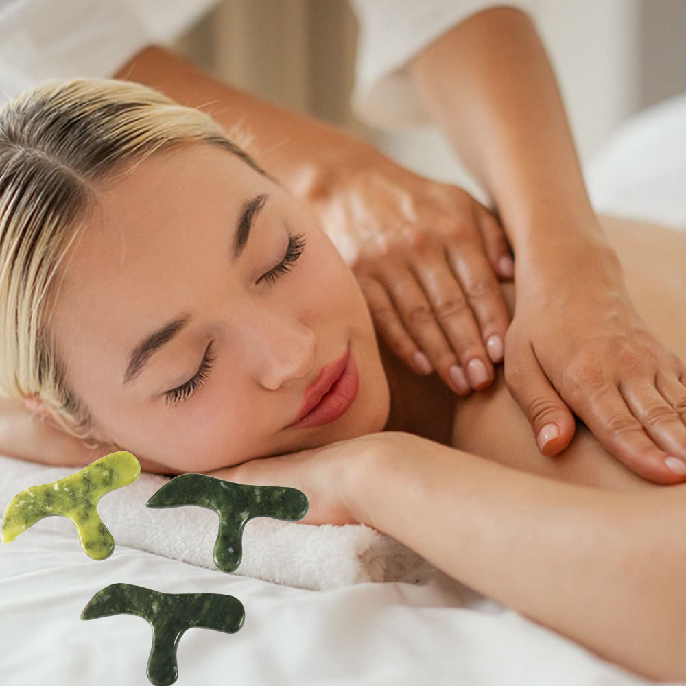 玉石三角雀足底按摩器岫玉按摩穴位脚底足疗锥三叉点穴棒详情9