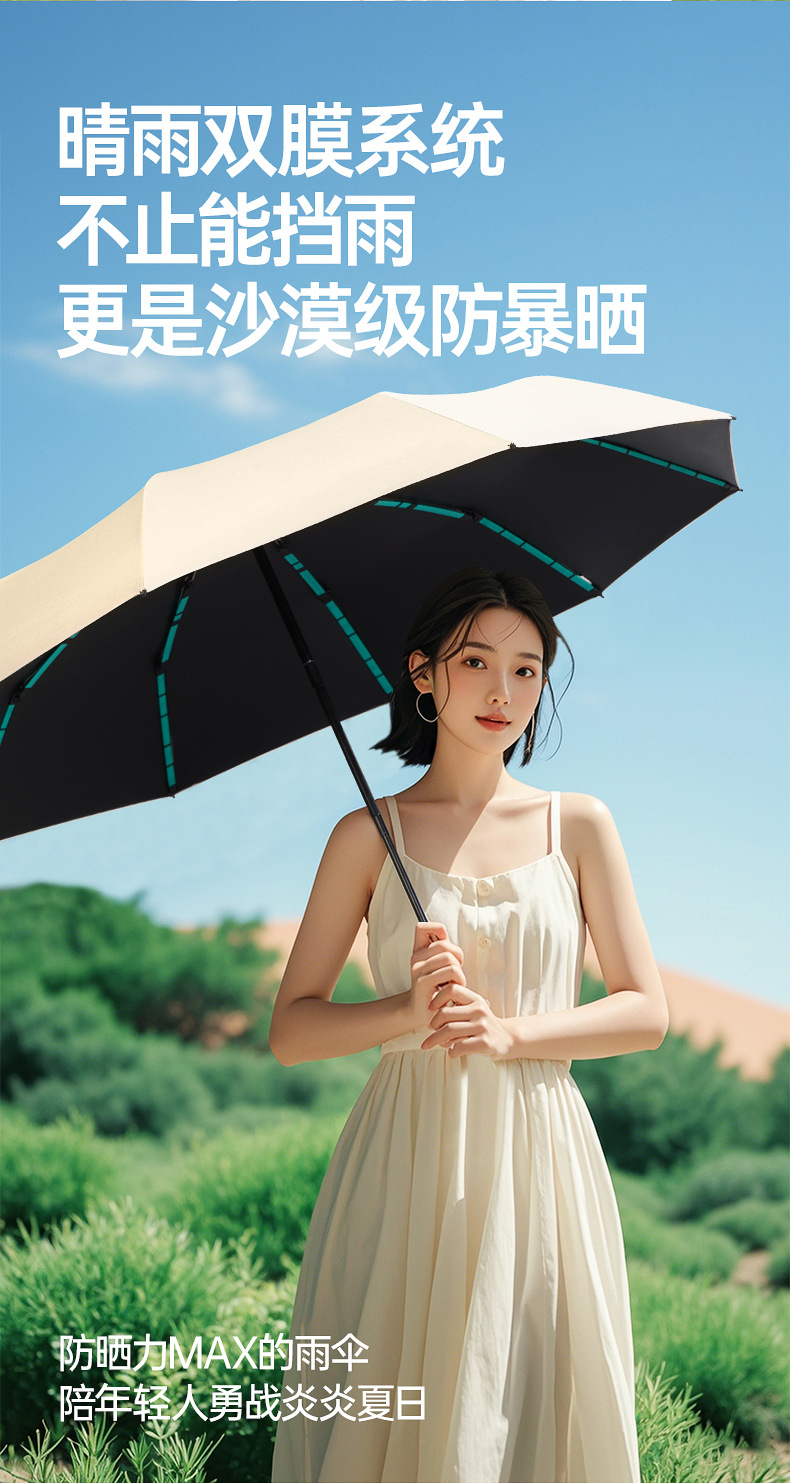 全自动折叠雨伞大号男士加固加厚结实抗风晴雨两用女太阳伞遮阳伞详情23