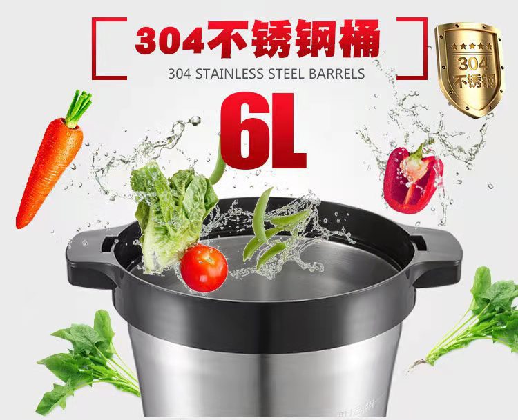 6L stainless steel electric meat grinder, 2L110V English meat grinder, 3L dual-speed, 8L large-capacity foreign trade meat mixer pic 19