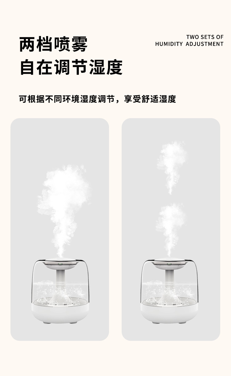 跨境迷你加湿器卧室用小型家用大喷雾香薰机 大雾量usb空气加湿器详情7