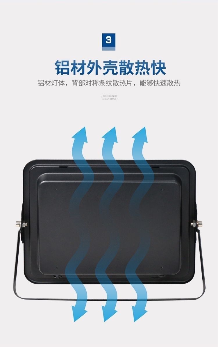 LED投光灯户外防水照明超亮球场强光探照灯广告远程射灯详情9