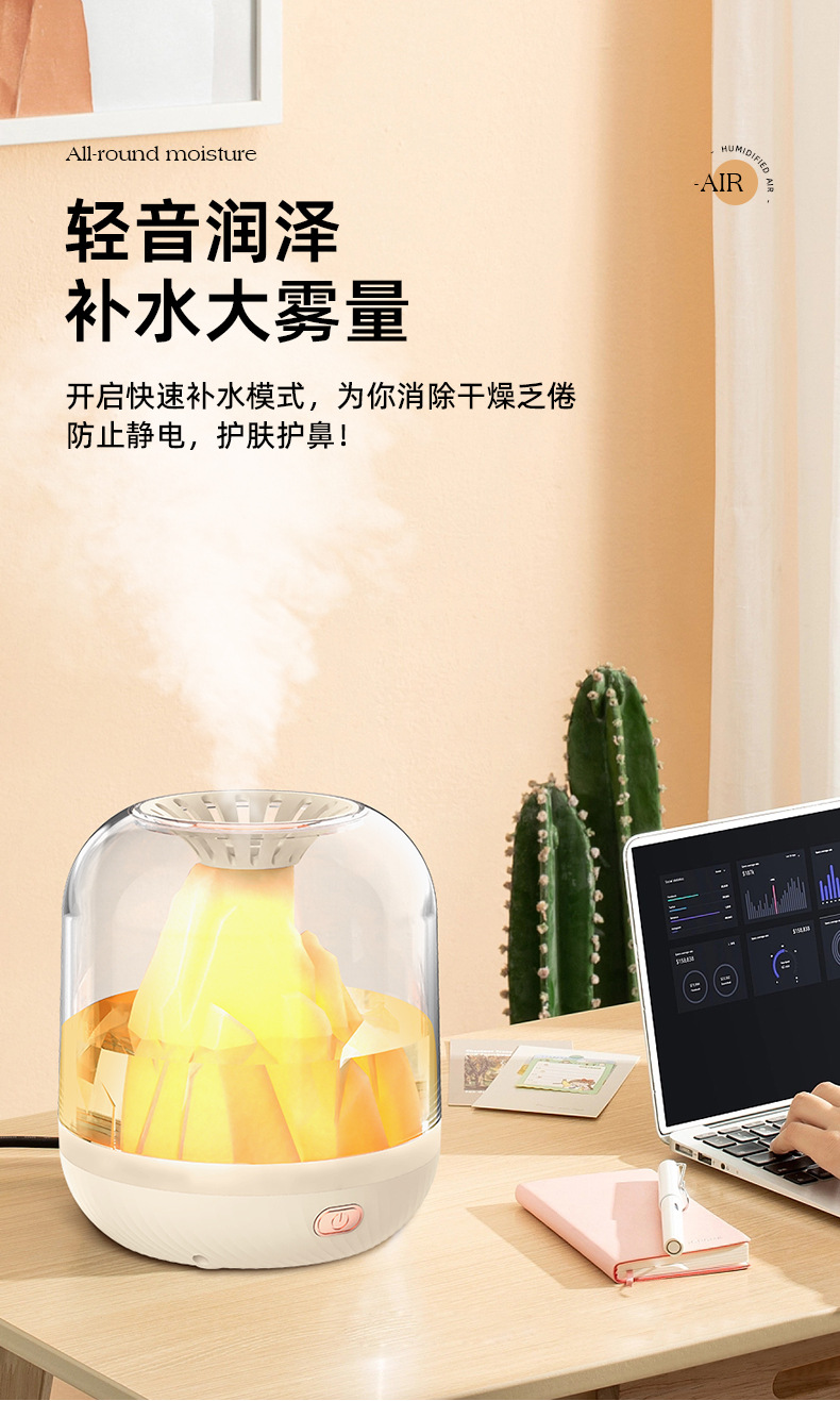 空气加湿器小型家用静音卧室学生宿舍办公室桌面便携车载补水喷雾详情11