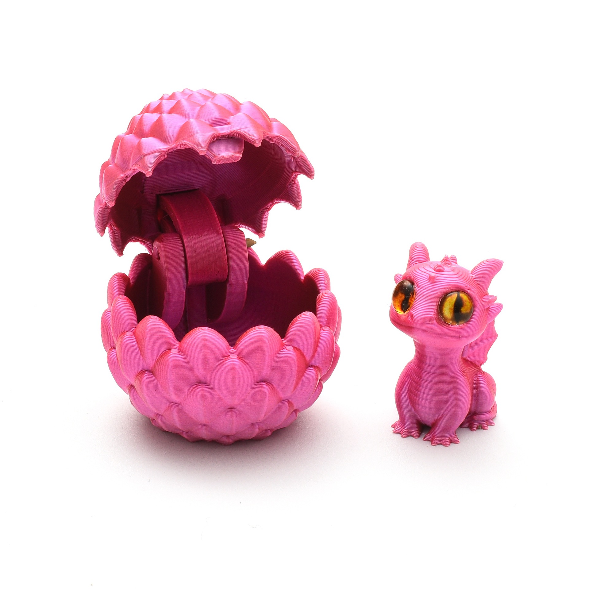 【跨境爆款】3D打印水晶小龙蛋套装玩具摆件桌面儿童迷你桌面装饰详情7